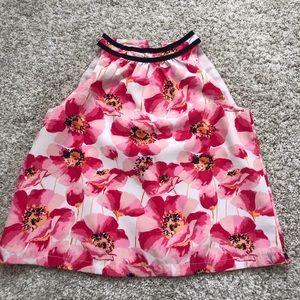 Janie and Jack floral polyester top, size 18-24m